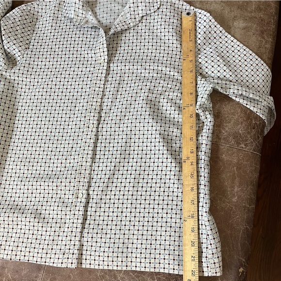 Vintage Inner Vision Blouse Womens 14 Long Sleeve Button Shirt Hippie Boho 70s - Picture 7 of 8